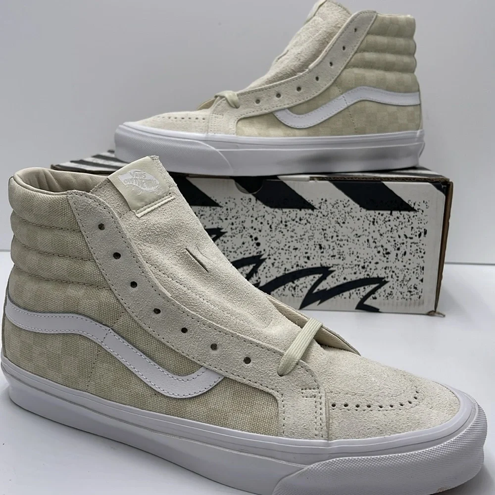 Vans Men’s 0g Sk8-Hi Lx Vault Checkerboard Vintag
VN0A4BVB0VW
Sneakers - Picture 15 of 16